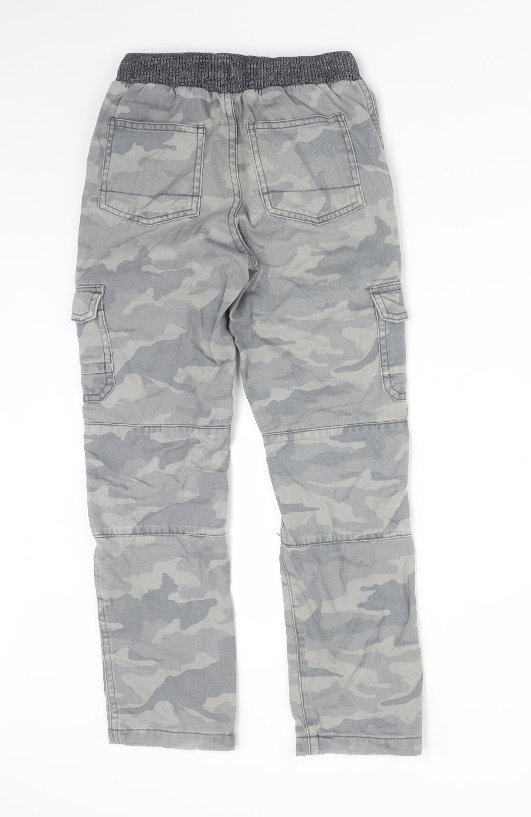 George Boys Multicoloured Camouflage Cotton Cargo Trousers Size 6-7 Years  Regular
