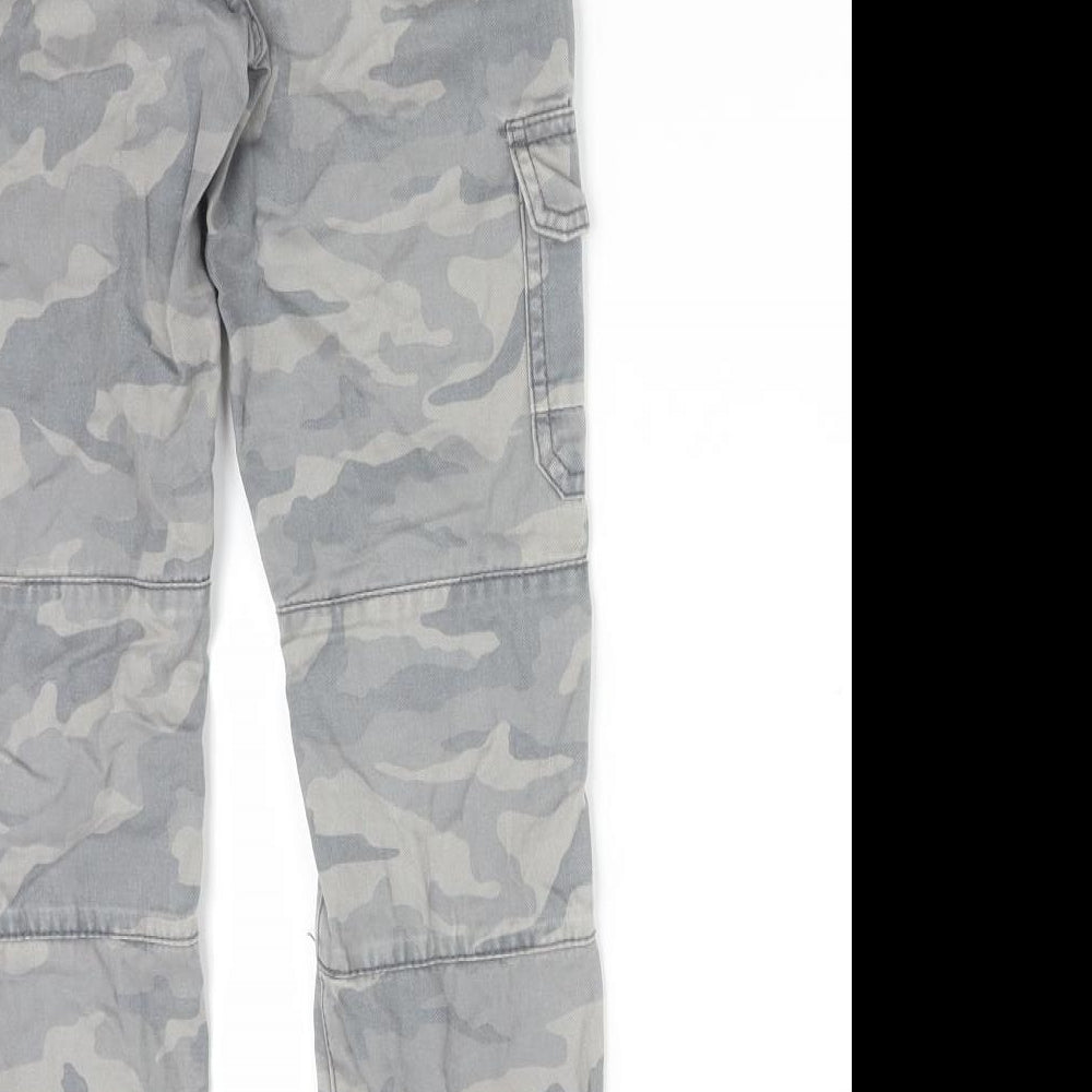 George Boys Multicoloured Camouflage Cotton Cargo Trousers Size 6-7 Years  Regular