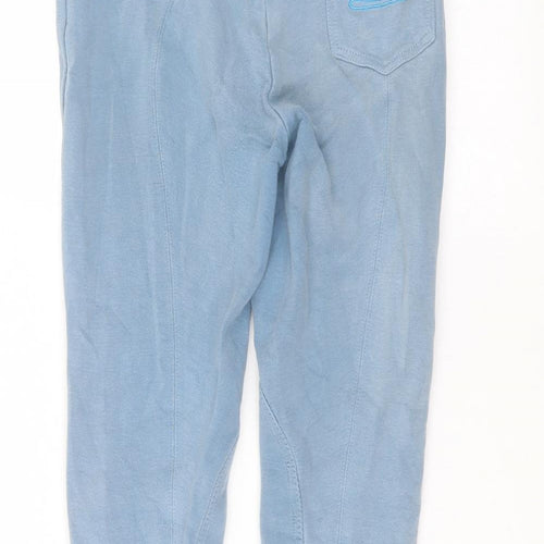 Sherwood Forest Womens Blue  Cotton Sweatpants Trousers Size 12 L26 in Regular