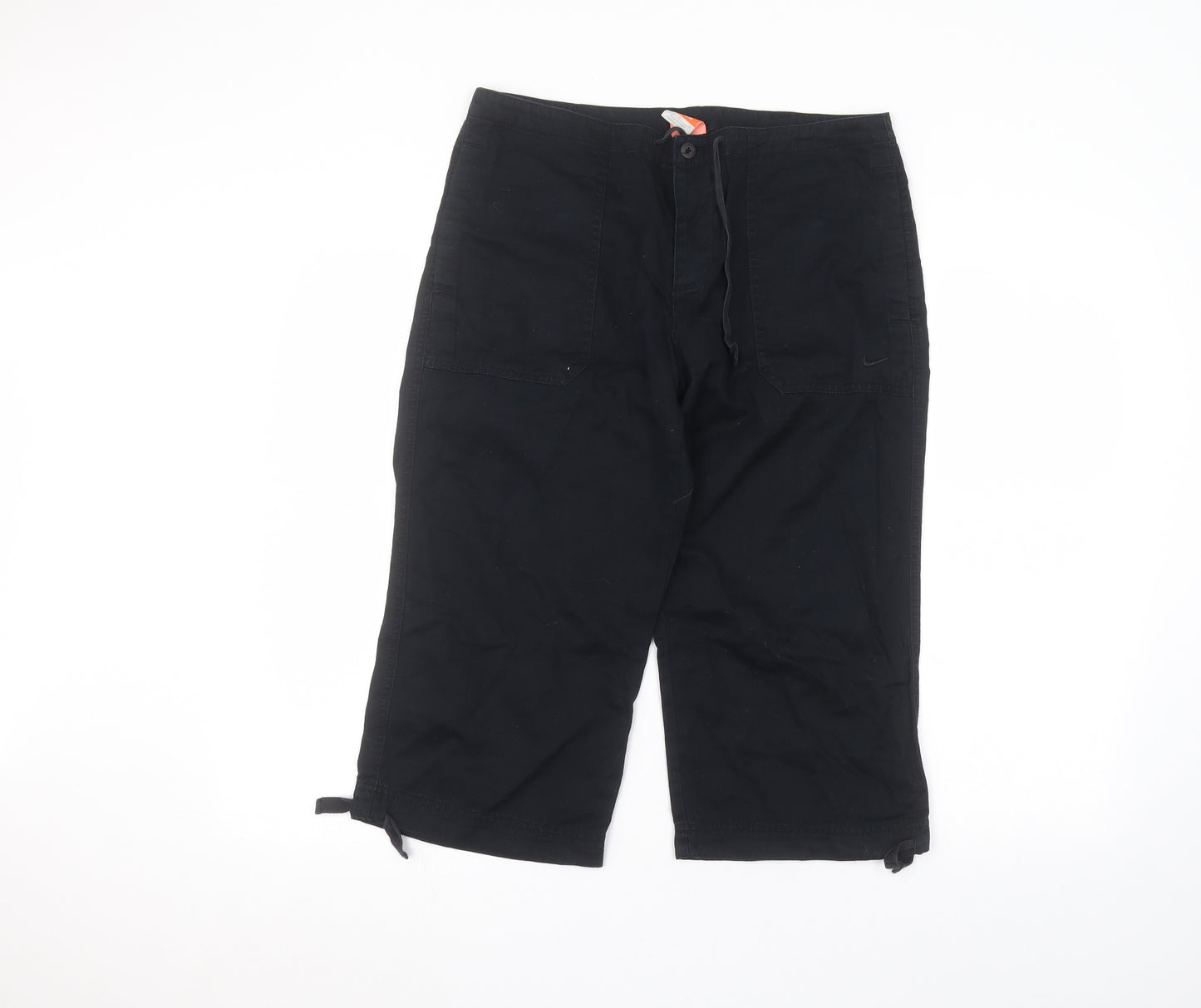 Nike Mens Black  Cotton Bermuda Shorts Size M L16 in Regular