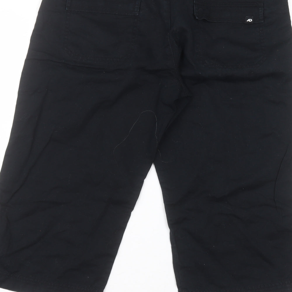 Nike Mens Black  Cotton Bermuda Shorts Size M L16 in Regular