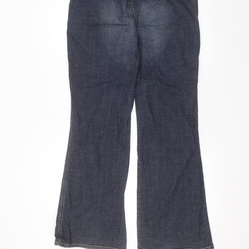 Diesel Mens Blue  Cotton Bootcut Jeans Size 34 in L30 in Regular