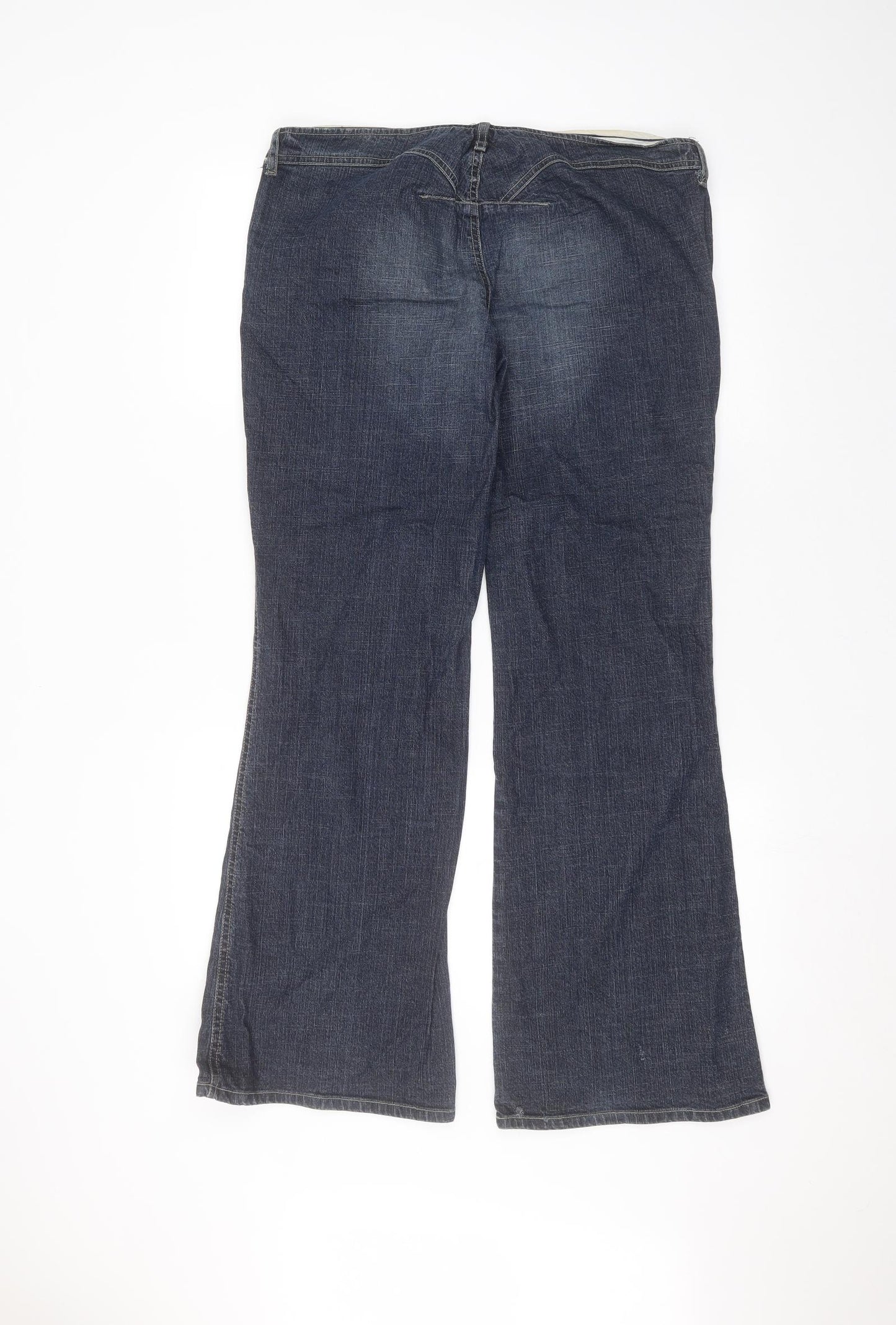 Diesel Mens Blue  Cotton Bootcut Jeans Size 34 in L30 in Regular