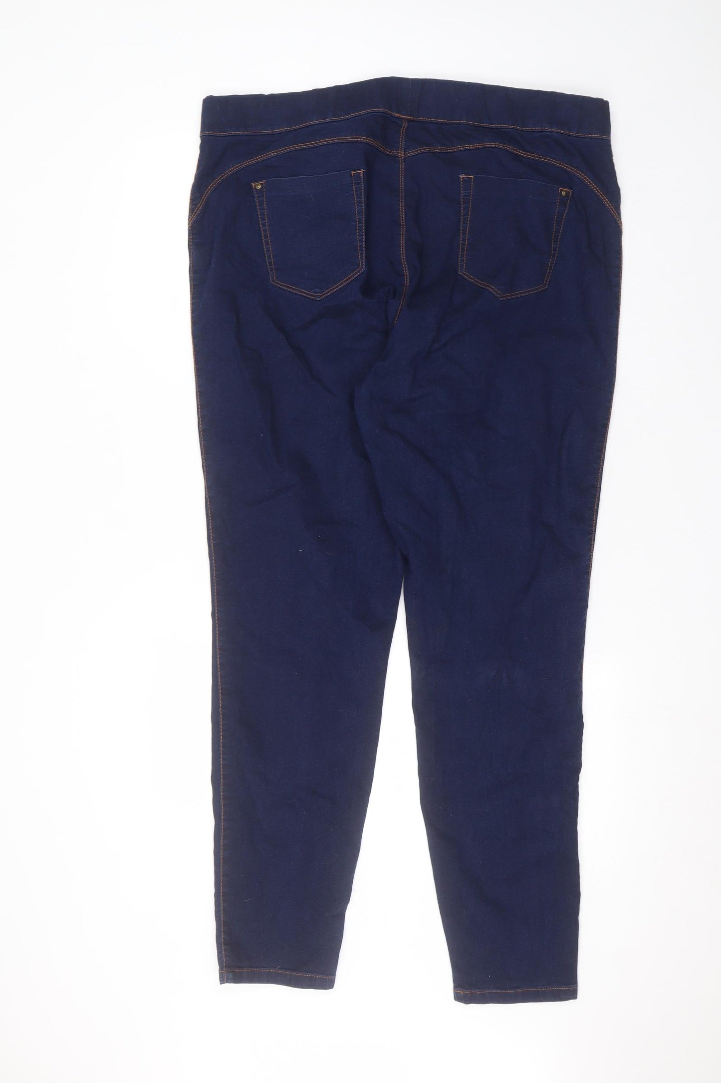 Denim & Co. Womens Blue  Cotton Jegging Jeans Size 20 L29 in Regular