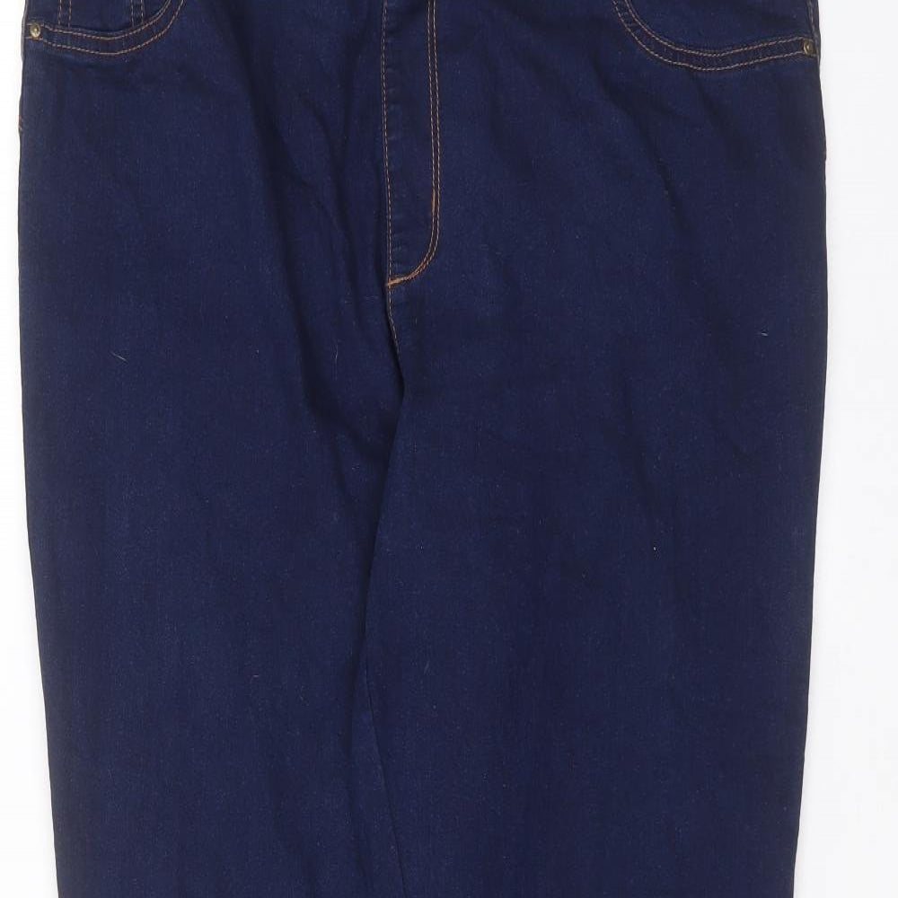 Denim & Co. Womens Blue  Cotton Jegging Jeans Size 20 L29 in Regular