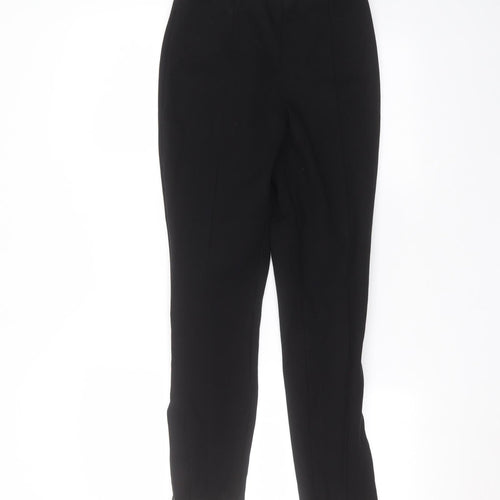 ASOS Womens Black  Viscose Trousers  Size 8 L26 in Regular