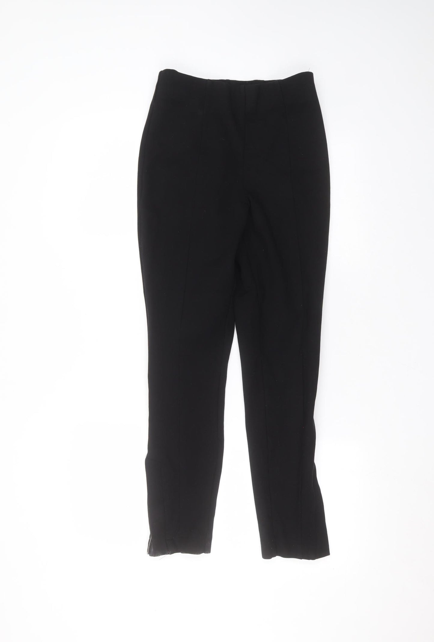 ASOS Womens Black  Viscose Trousers  Size 8 L26 in Regular