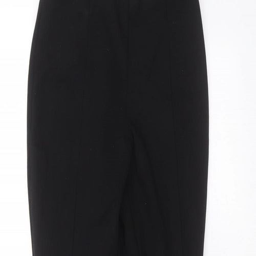 ASOS Womens Black  Viscose Trousers  Size 8 L26 in Regular
