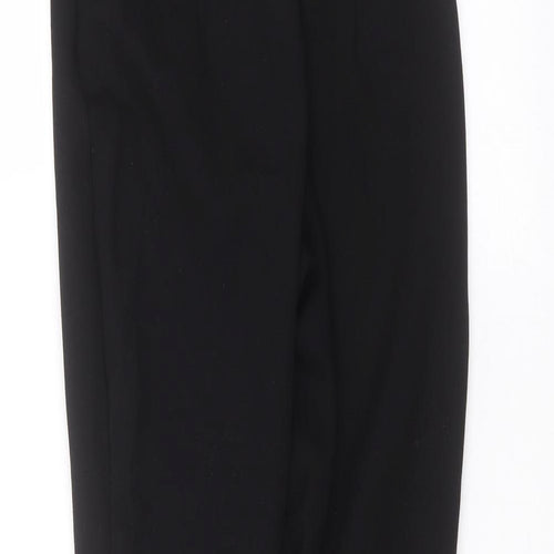 ASOS Womens Black  Viscose Trousers  Size 8 L26 in Regular