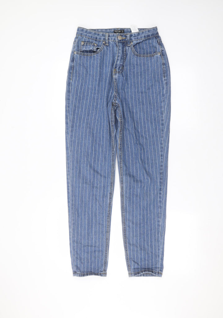 Nasty Gal Womens Blue Cotton Skinny Jeans Size 8 L27 in Regular
