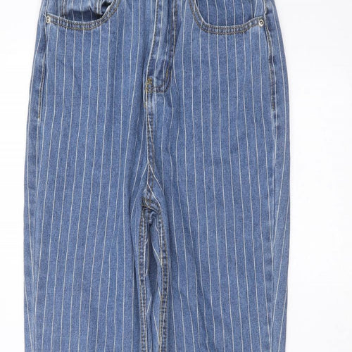 Nasty Gal Womens Blue  Cotton Skinny Jeans Size 8 L27 in Regular
