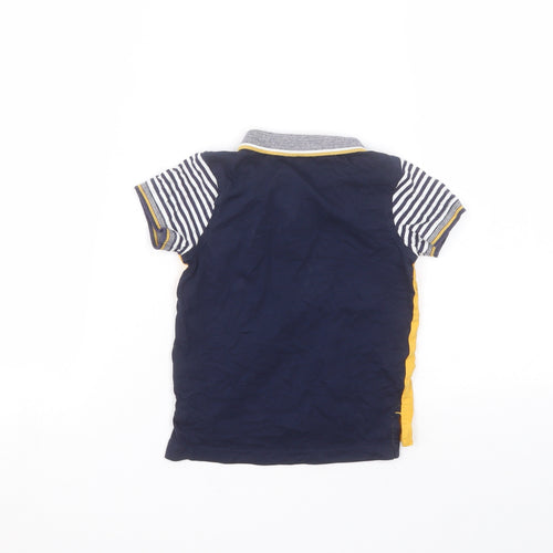 George Baby Blue  Cotton Basic T-Shirt Size 12-18 Months Collared