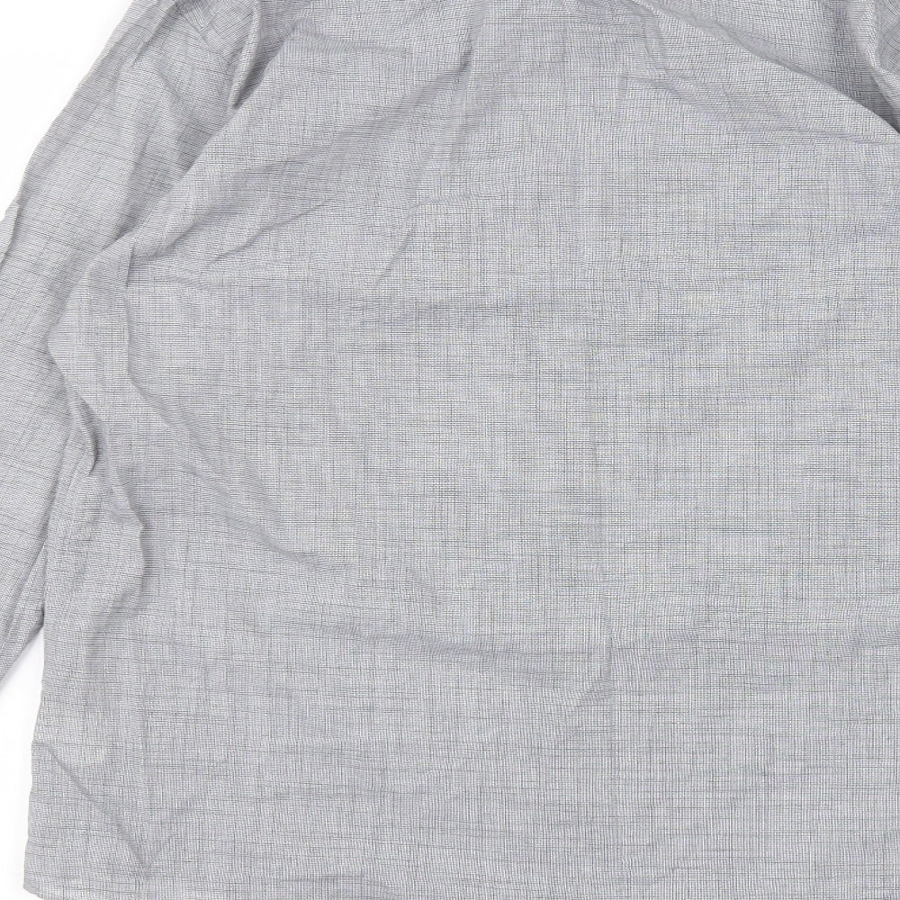Primark Mens Grey  Polyester  Dress Shirt Size XL Collared
