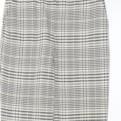 Dorothy Perkins Womens White  Polyester Trousers  Size 10 L27 in Regular