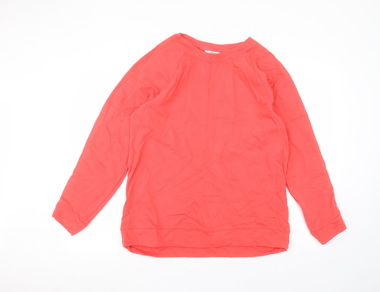 NEXT Womens Pink Round Neck  Cotton Pullover Jumper Size L