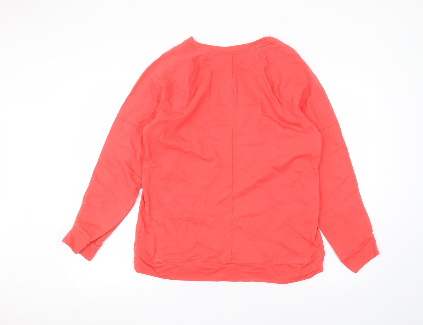 NEXT Womens Pink Round Neck  Cotton Pullover Jumper Size L