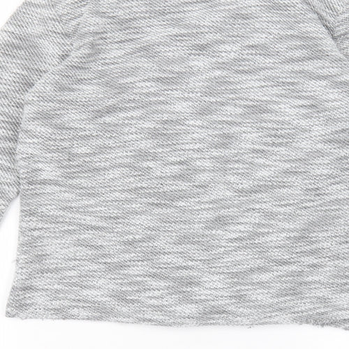 Dorothy Perkins Womens Grey Round Neck  Polyester Cardigan Jumper Size 10