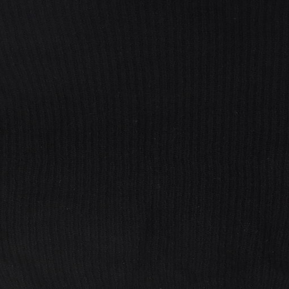 Topshop Womens Black V-Neck  Acrylic Pullover Jumper Size 6