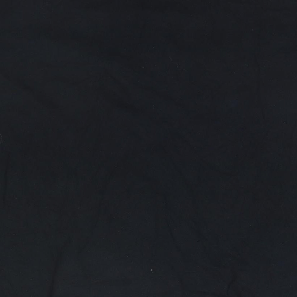 Gildan Mens Black  Cotton  T-Shirt Size M Round Neck  - Clwyd & Gwynedd ACF