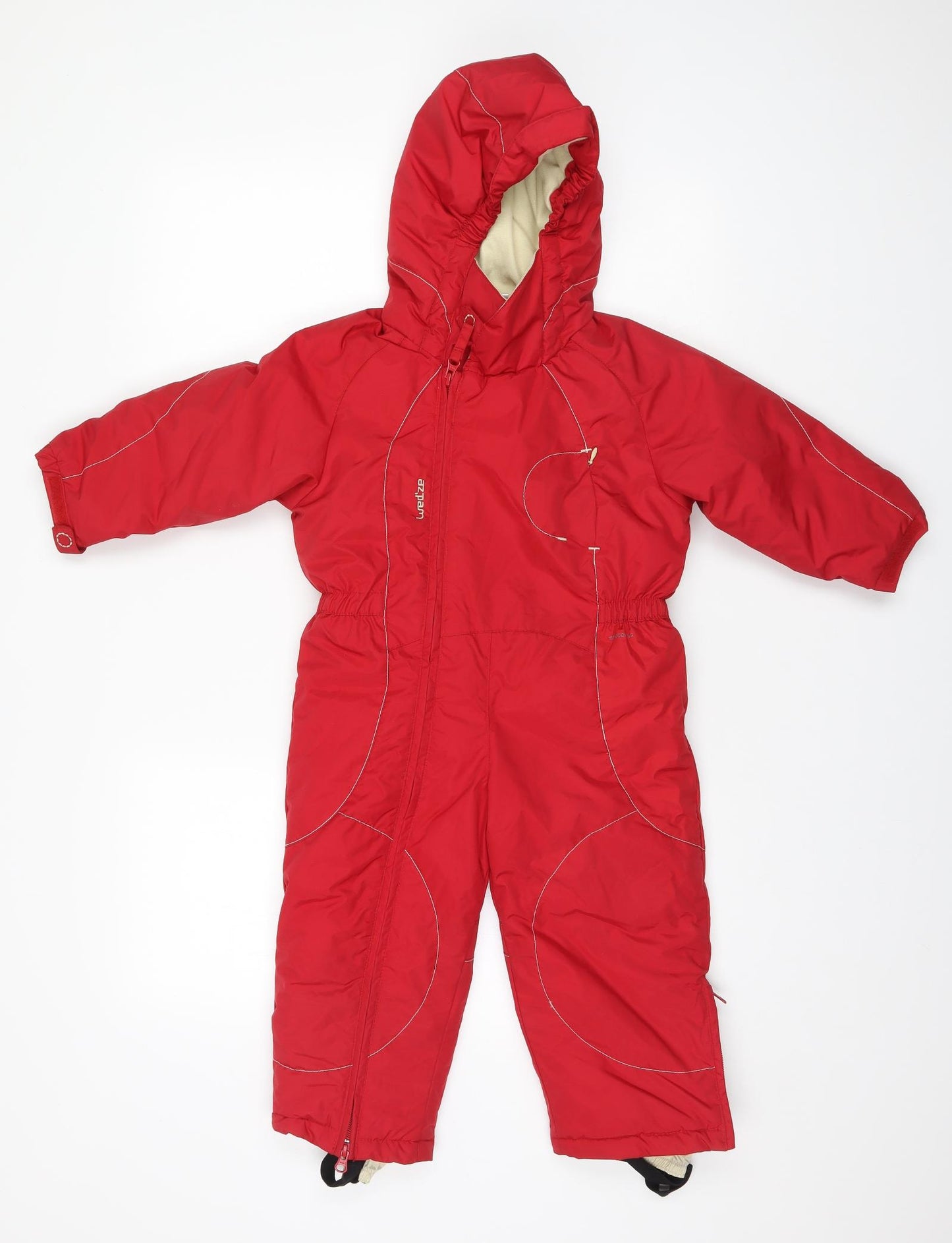 Preworn Boys Red   Puffer Jacket Coat Size 3 Years   - Jump Suit