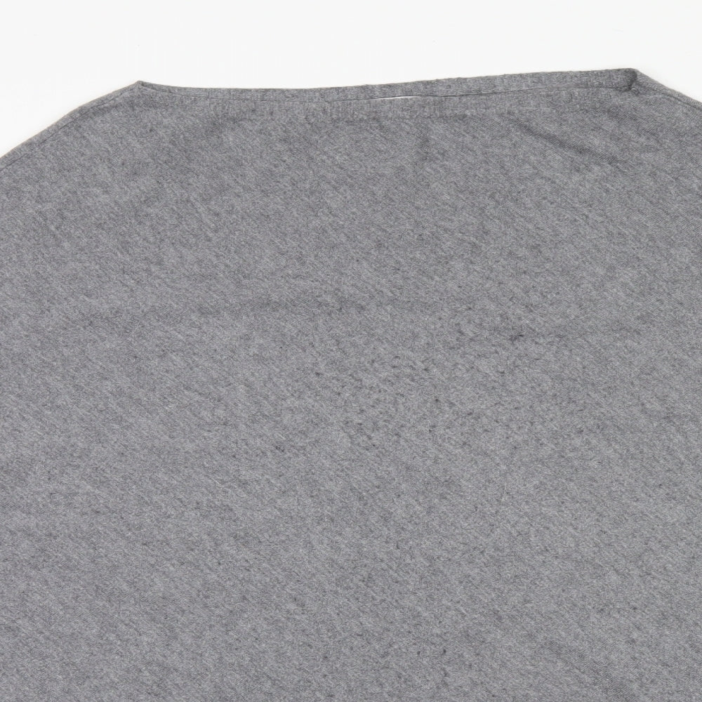 Paris Womens Grey Round Neck   Pullover Jumper Size M