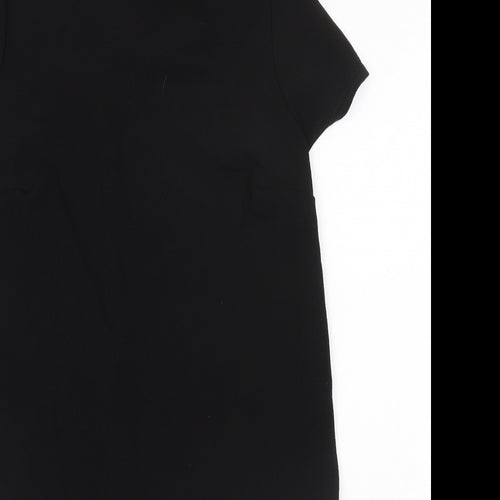 New Look Womens Black  Polyester A-Line  Size 12 Round Neck