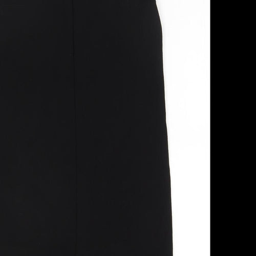 New Look Womens Black  Polyester A-Line  Size 12 Round Neck