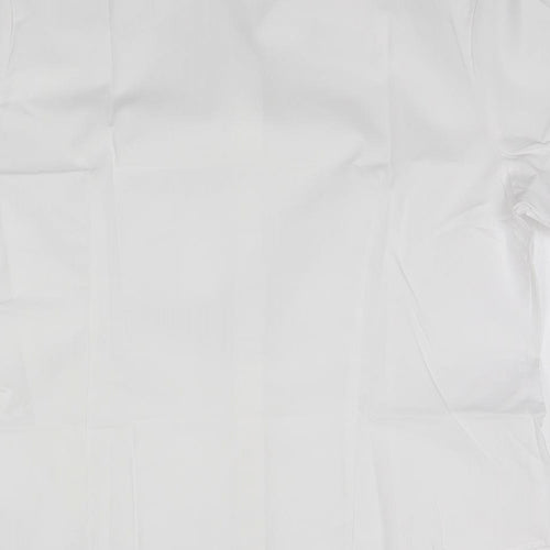 Disley Womens White  Polyester Basic Button-Up Size 18 Collared