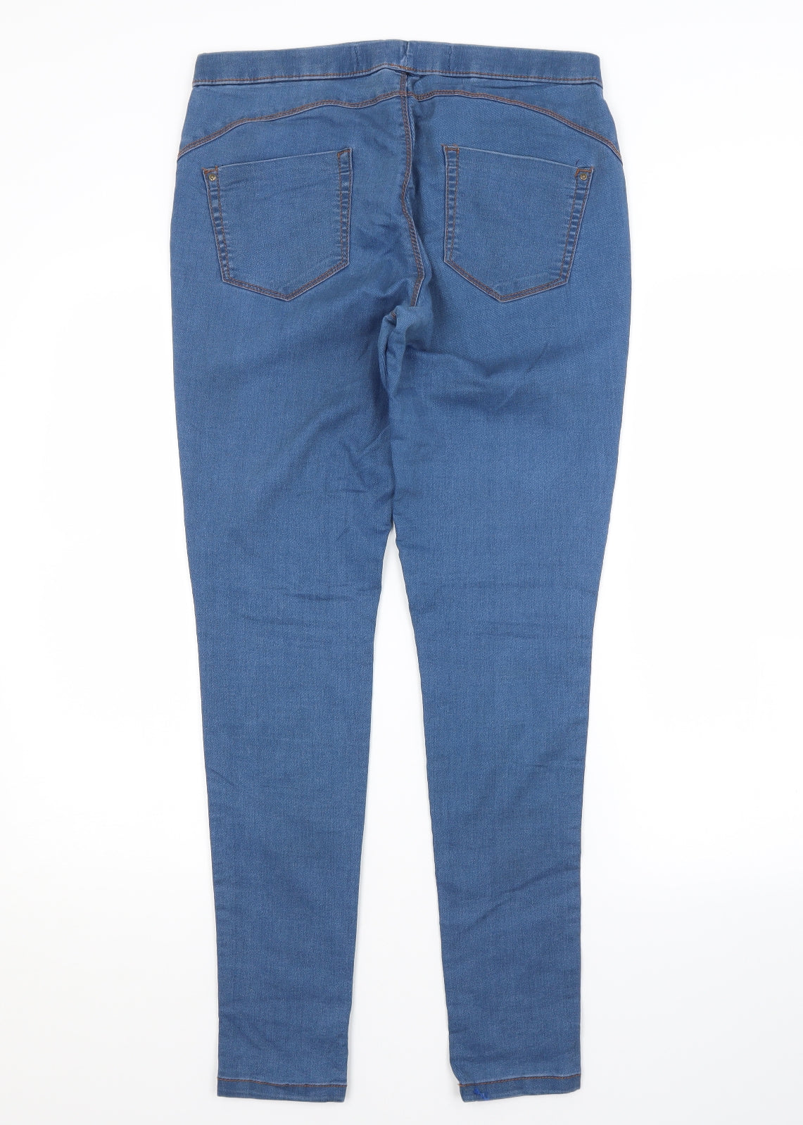 Primark Womens Blue  Cotton Jegging Jeans Size 12 L30 in Regular