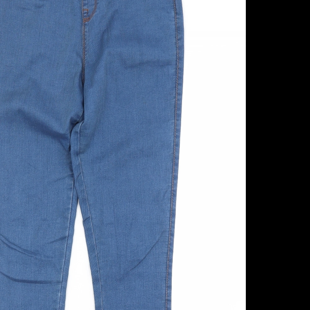 Primark Womens Blue  Cotton Jegging Jeans Size 12 L30 in Regular