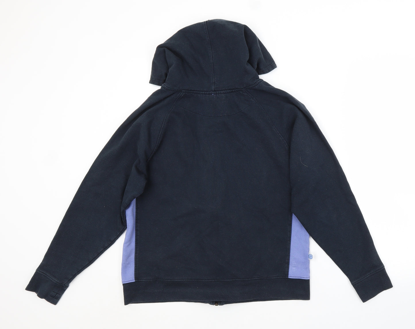 Preworn Womens Blue  Cotton Full Zip Hoodie Size 14   - GIRLS GUIDES