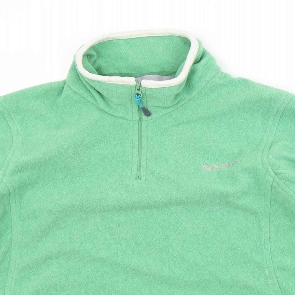 Regatta Womens Green  Polyester Pullover Sweatshirt Size 8