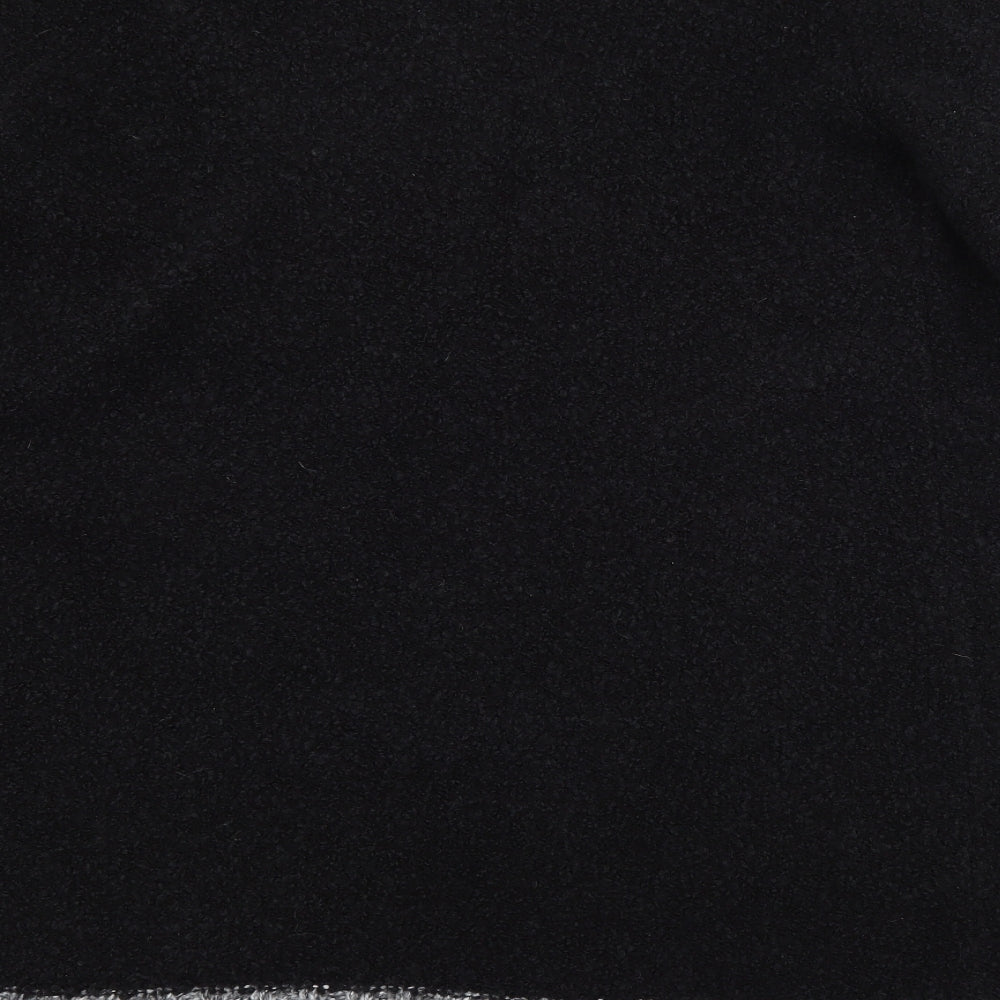 Roman Womens Black V-Neck  Acrylic Cardigan Jumper Size XL