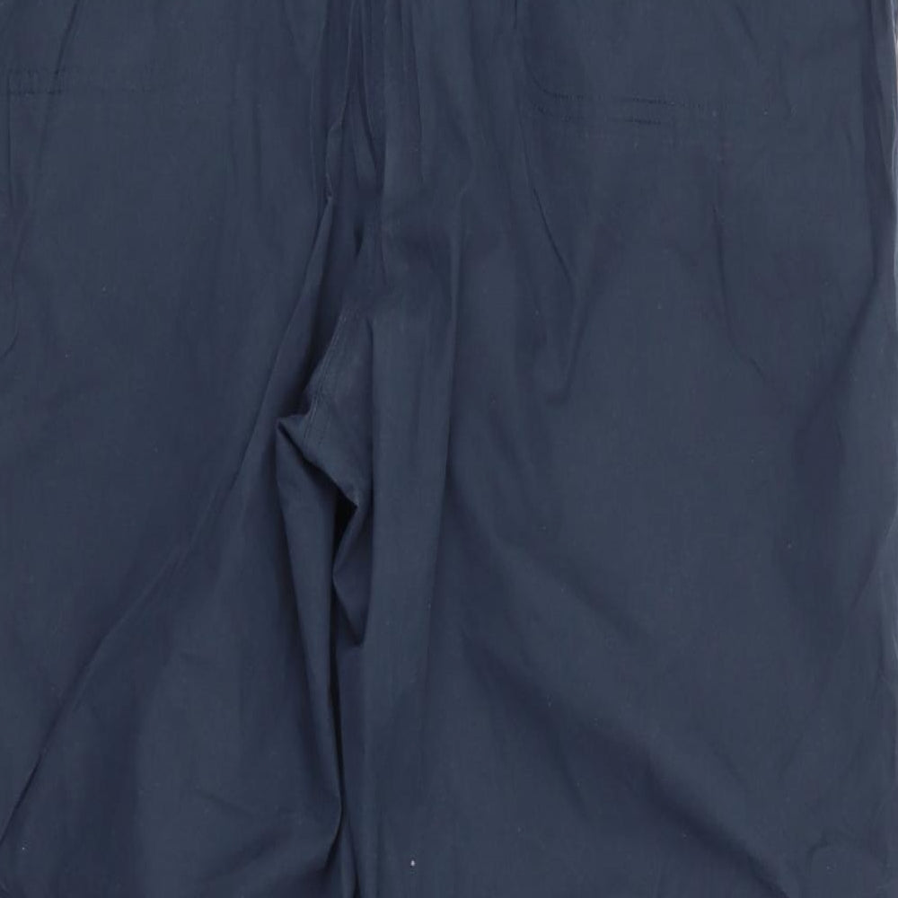 Mountain Warehouse Womens Blue  Polyester Trousers  Size 16 L30 in Regular  - Zip off legs