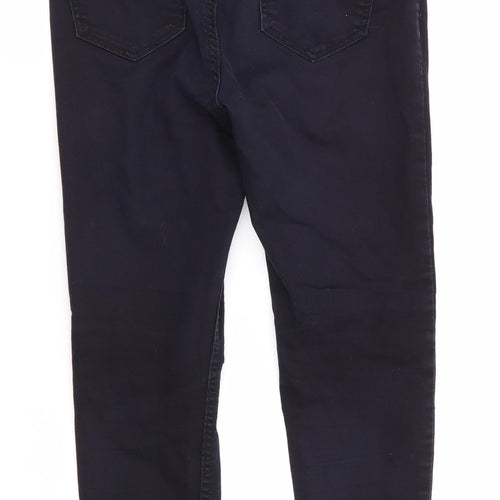 New Look  Womens Blue  Cotton Skinny Jeans Size 10 L23 in Regular  - Blue Black India Super Skinny