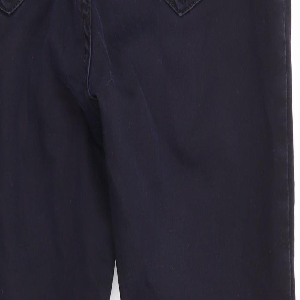 New Look  Womens Blue  Cotton Skinny Jeans Size 10 L23 in Regular  - Blue Black India Super Skinny