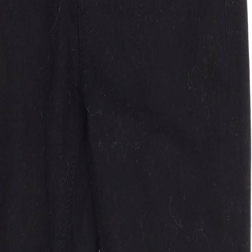 New Look Womens Black  Cotton Cropped Jeans Size 6 L24.5 in Regular  - Yazmin Skinny Jeans