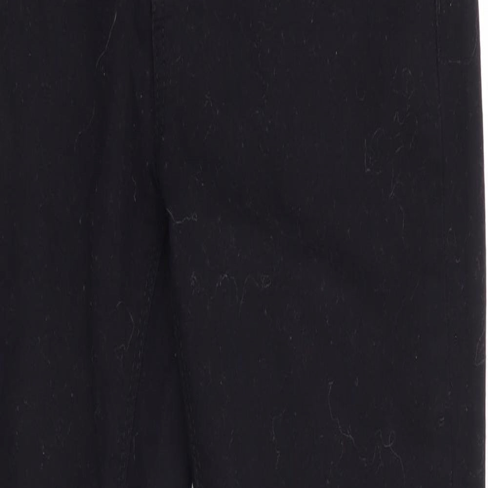 New Look Womens Black  Cotton Cropped Jeans Size 6 L24.5 in Regular  - Yazmin Skinny Jeans