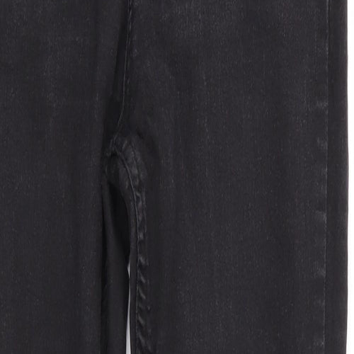 New Look Womens Black  Cotton Skinny Jeans Size 10 L29 in Regular  - Super Skinny