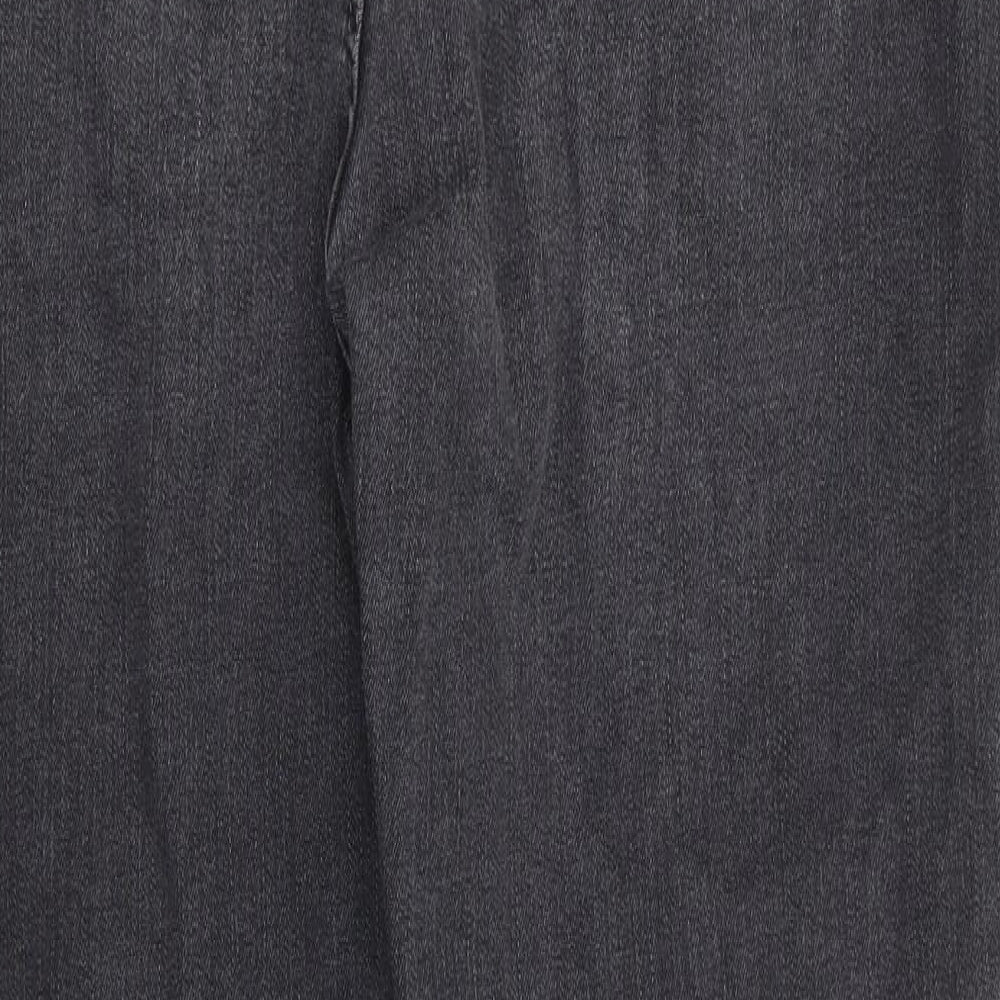 Marks and Spencer Womens Black  Cotton Skinny Jeans Size 14 L28 in Regular