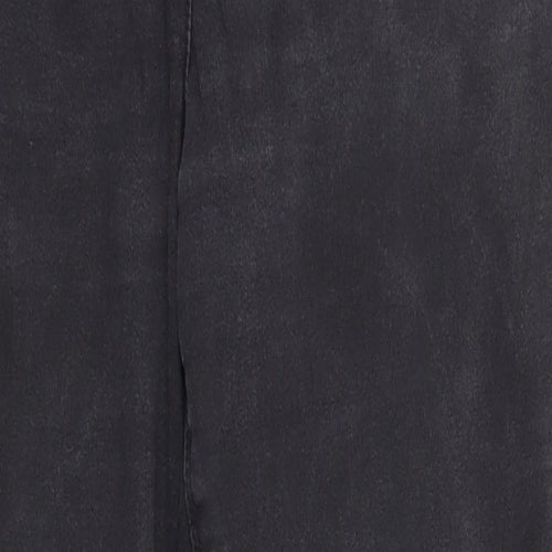 Papaya Denim Womens Black  Cotton Skinny Jeans Size 12 L28 in Regular