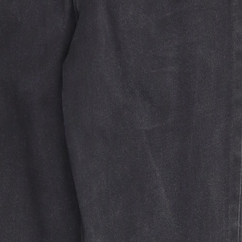 Papaya Denim Womens Black  Cotton Skinny Jeans Size 12 L28 in Regular