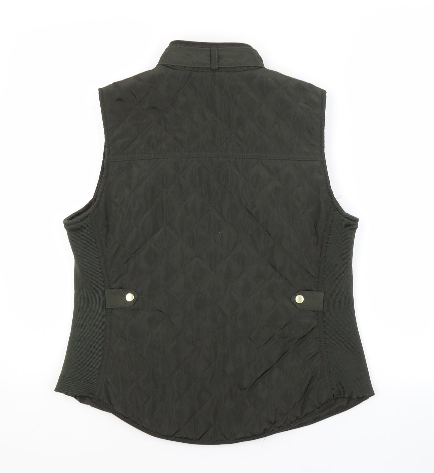 Atmosphere Womens Green Argyle/Diamond  Puffer Jacket Waistcoat Size 10