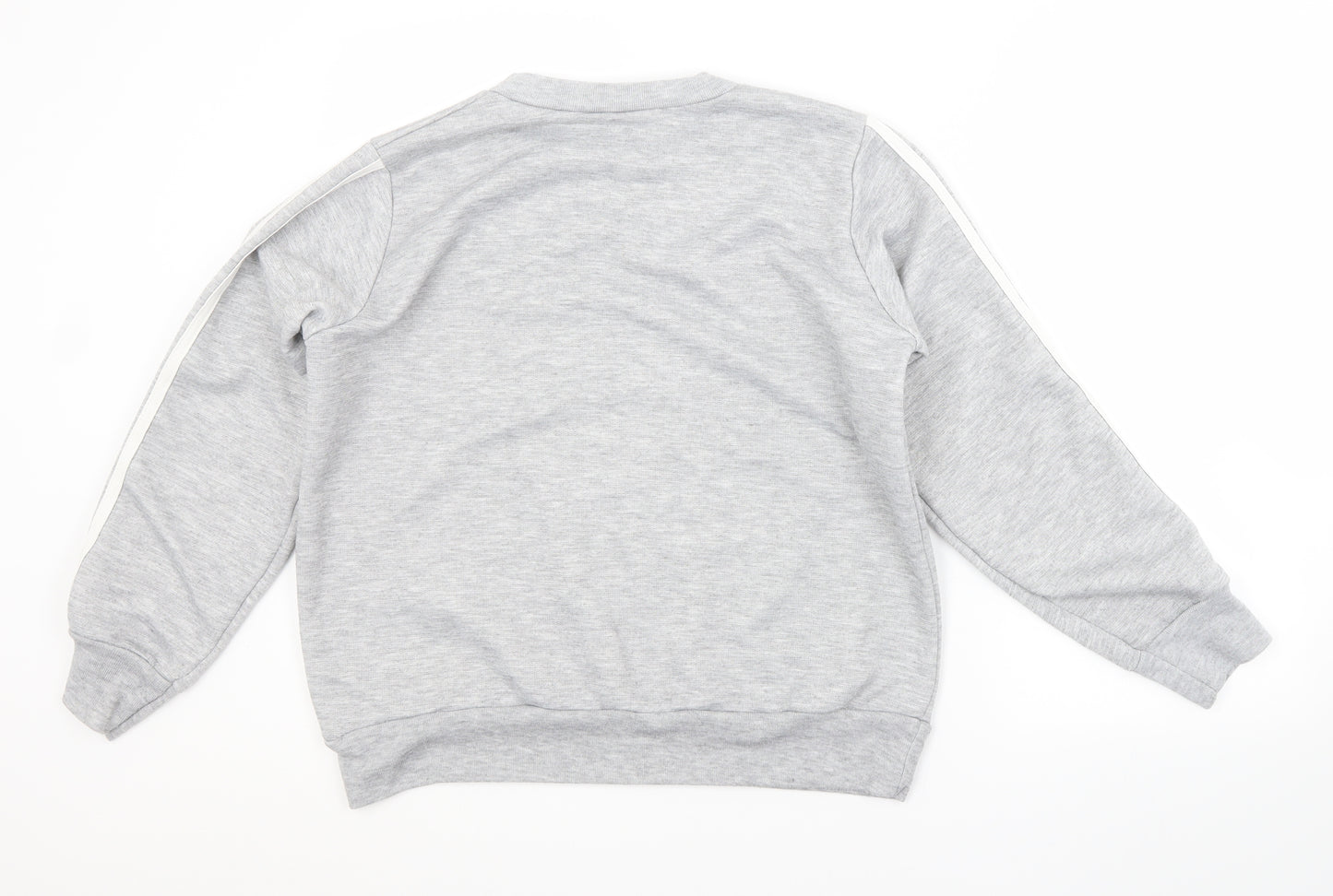 Boohoo Womens Grey  Polyester Pullover Sweatshirt Size 12