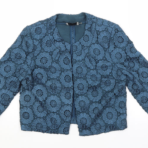 ASOS Womens Blue Floral  Jacket  Size 6