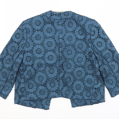 ASOS Womens Blue Floral  Jacket  Size 6