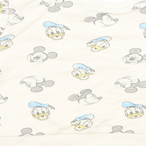 George Baby Beige Spotted Cotton Pullover Jumper Size 0-3 Months   - DISNEY