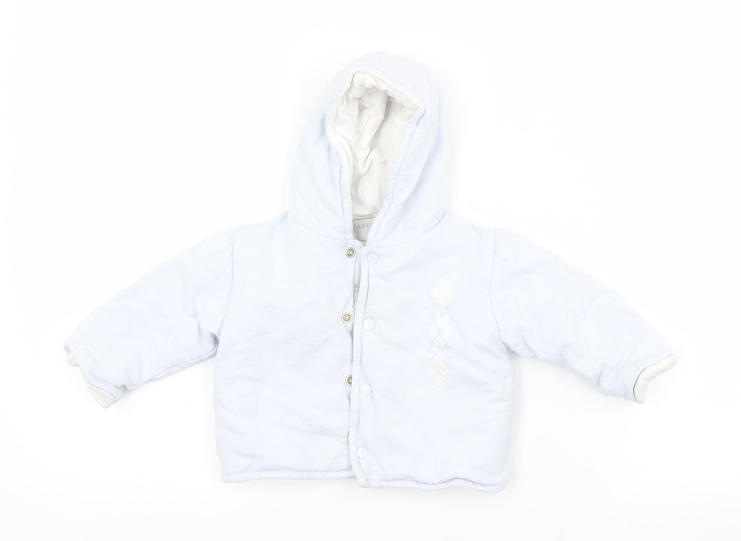 Pastel Baby Blue   Basic Coat Coat Size 0-3 Months