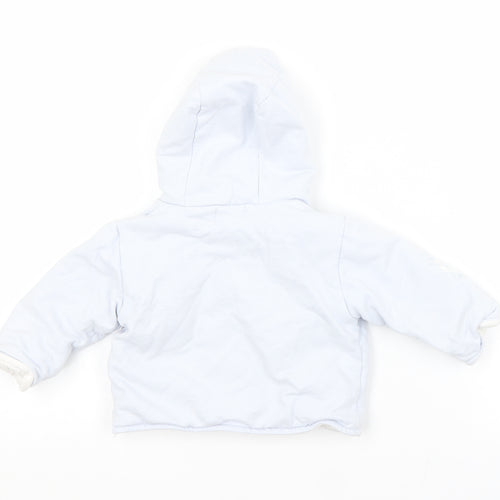 Pastel Baby Blue   Basic Coat Coat Size 0-3 Months