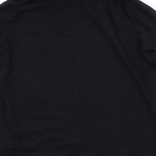 BPC Womens Black Roll Neck  Cotton Pullover Jumper Size 12